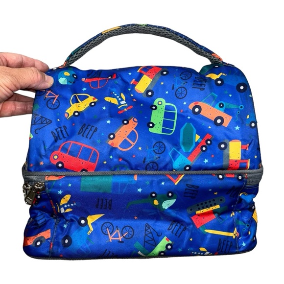 Flowfly Cars Trucks Construction Lunch Box - Picture 7 of 15